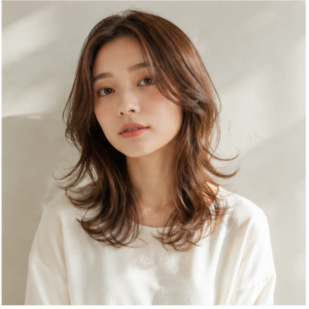 ロングヘアの女性