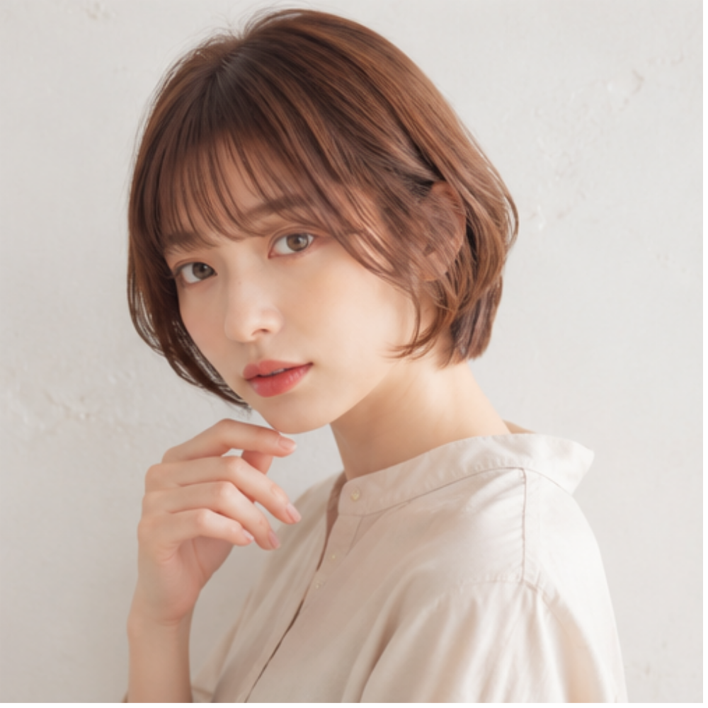 ショートヘアの女性